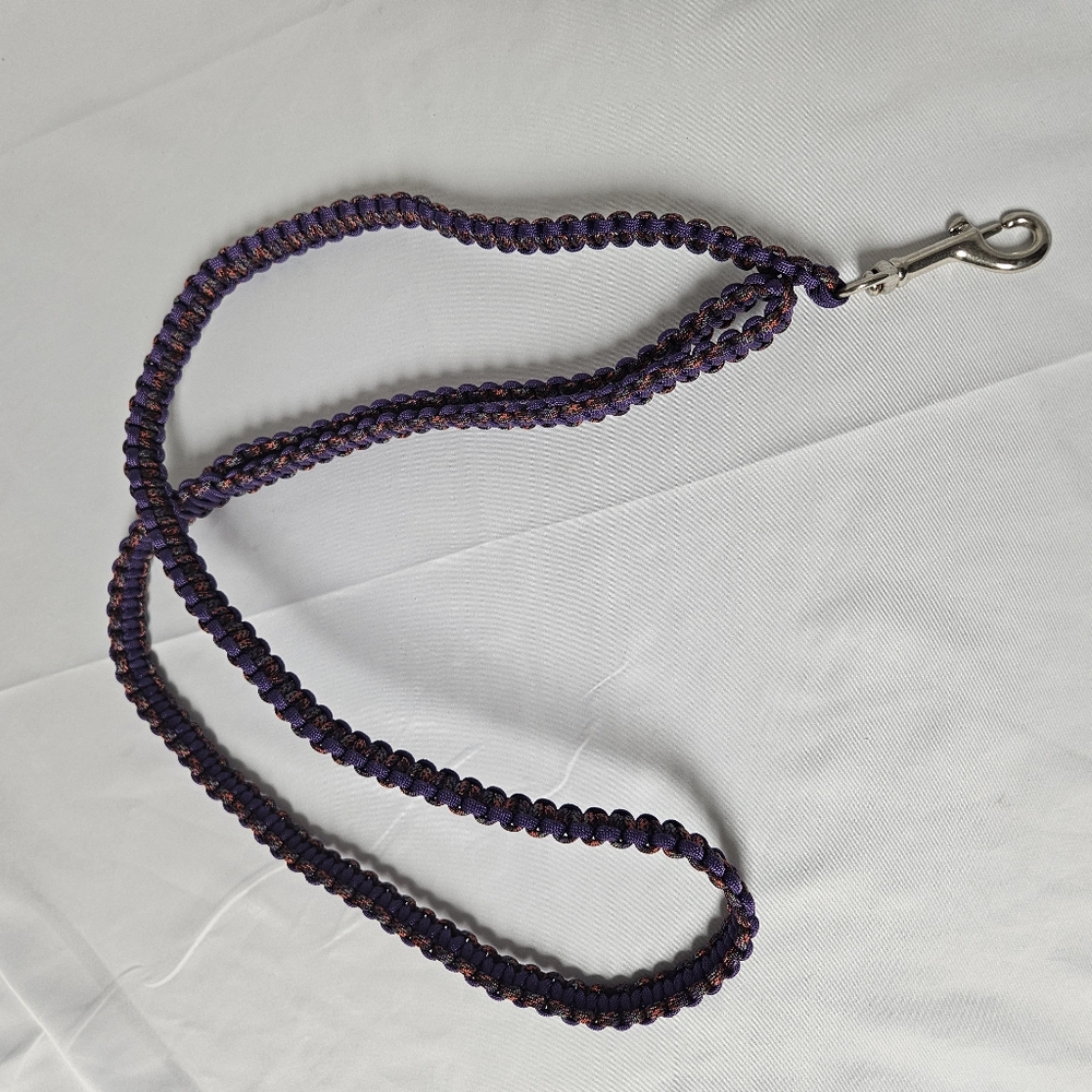 Handmade 550 Paracord Purple Braided‎ Dog Leash